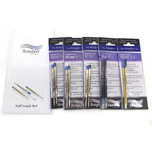 Pen refill sample pack